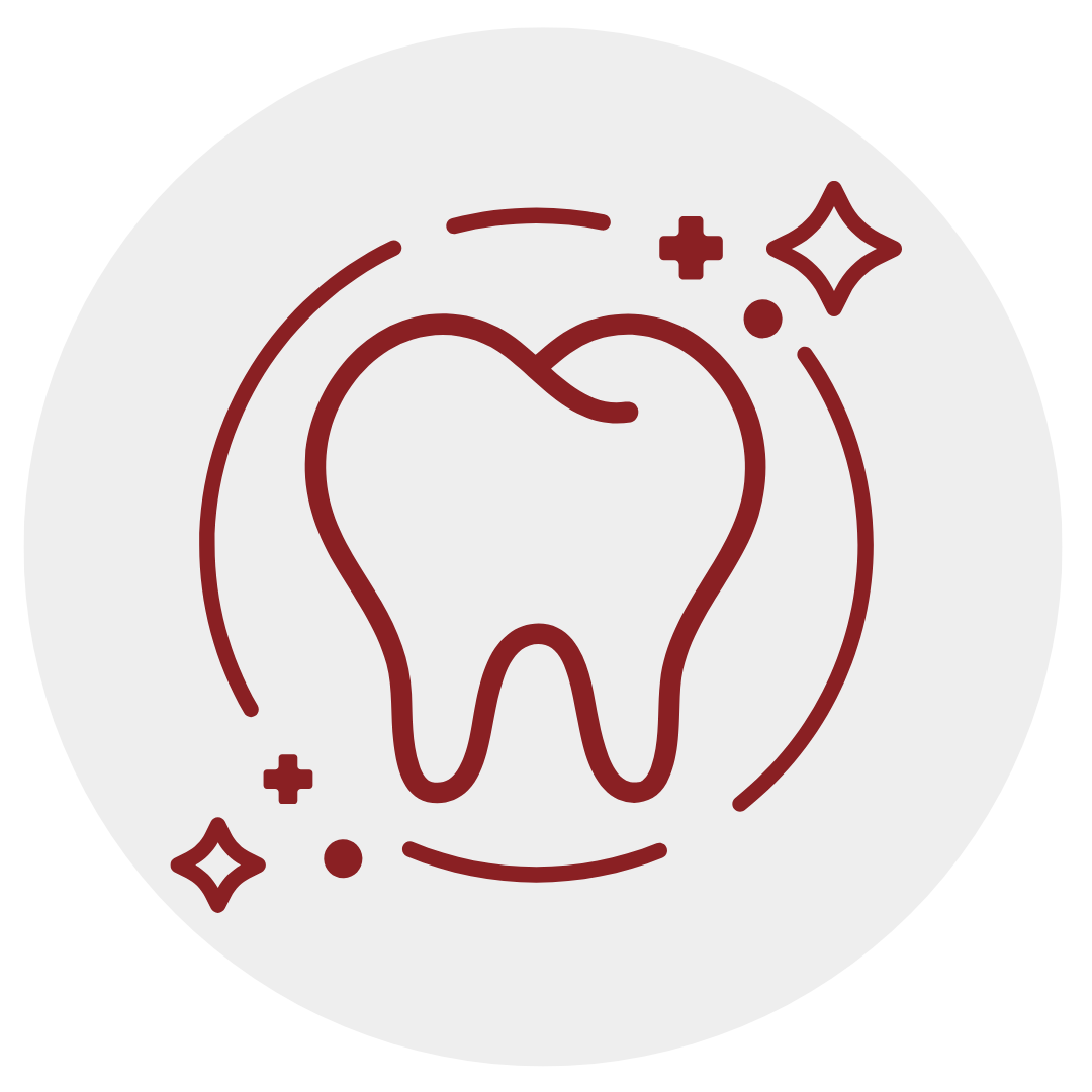 Zahnärztin Susanne Riehm Ein grafisch dargestellter Zahn.