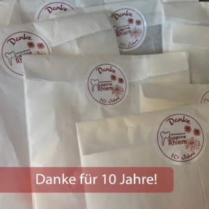 Danke für 10 Jahre Vertrauen!